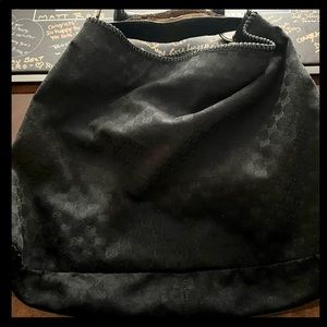 Authentic Vintage black Gucci Hobo